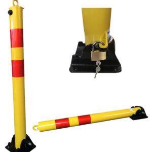 thatsmyspot Manual folding parking bollard TMS-B04 for visitor parking and commercial parking and industrial parking and hotel parking